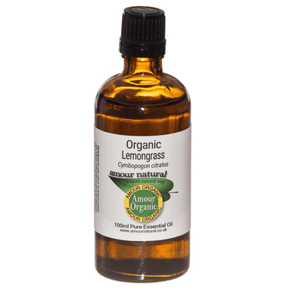 Organic Lemongrass Pure Essential Oil 100ml